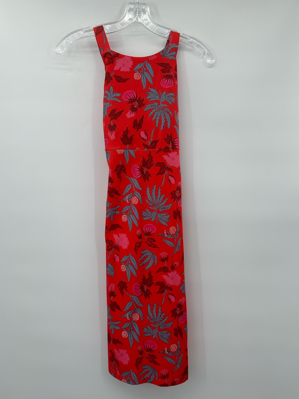 Patagonia Magnolia Red Floral Sleeveless Dress size M - Picture 10 of 12